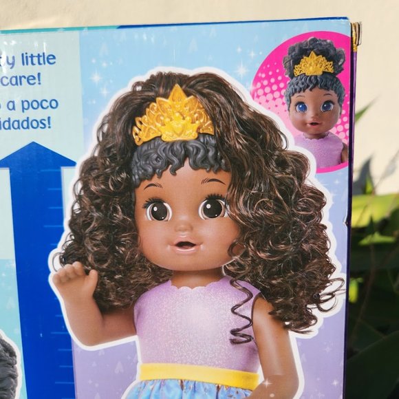 NEW Baby Alive Princess Ellie Grows Up Black Hair Doll 18" African American - Picture 15 of 16